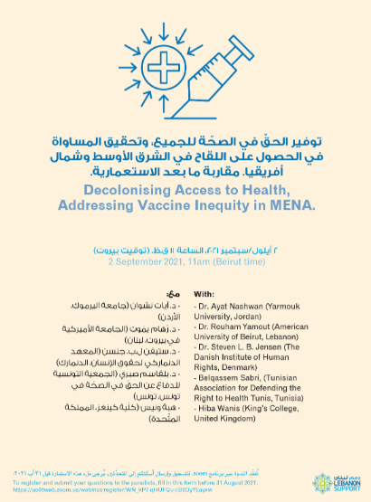 Decolonising Access to Health,...