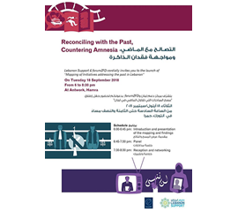 Reconciling with the Past, Countering Amnesia