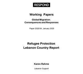 Refugee Protection. Lebanon Country Report.