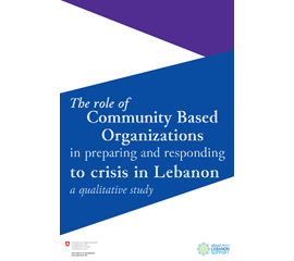 The role of Community Based Organizations in preparing and...
