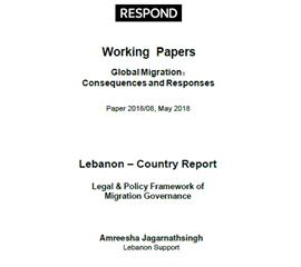 Legal and Policy Framework of Migration Governance