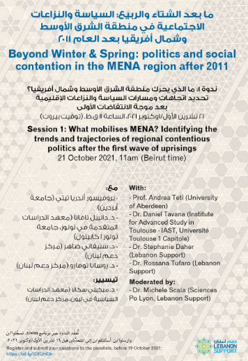  ما بعد الشتاء والربيع: السياسة...