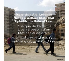 More than Aid: Lebanon Needs a Welfare State that Upholds...