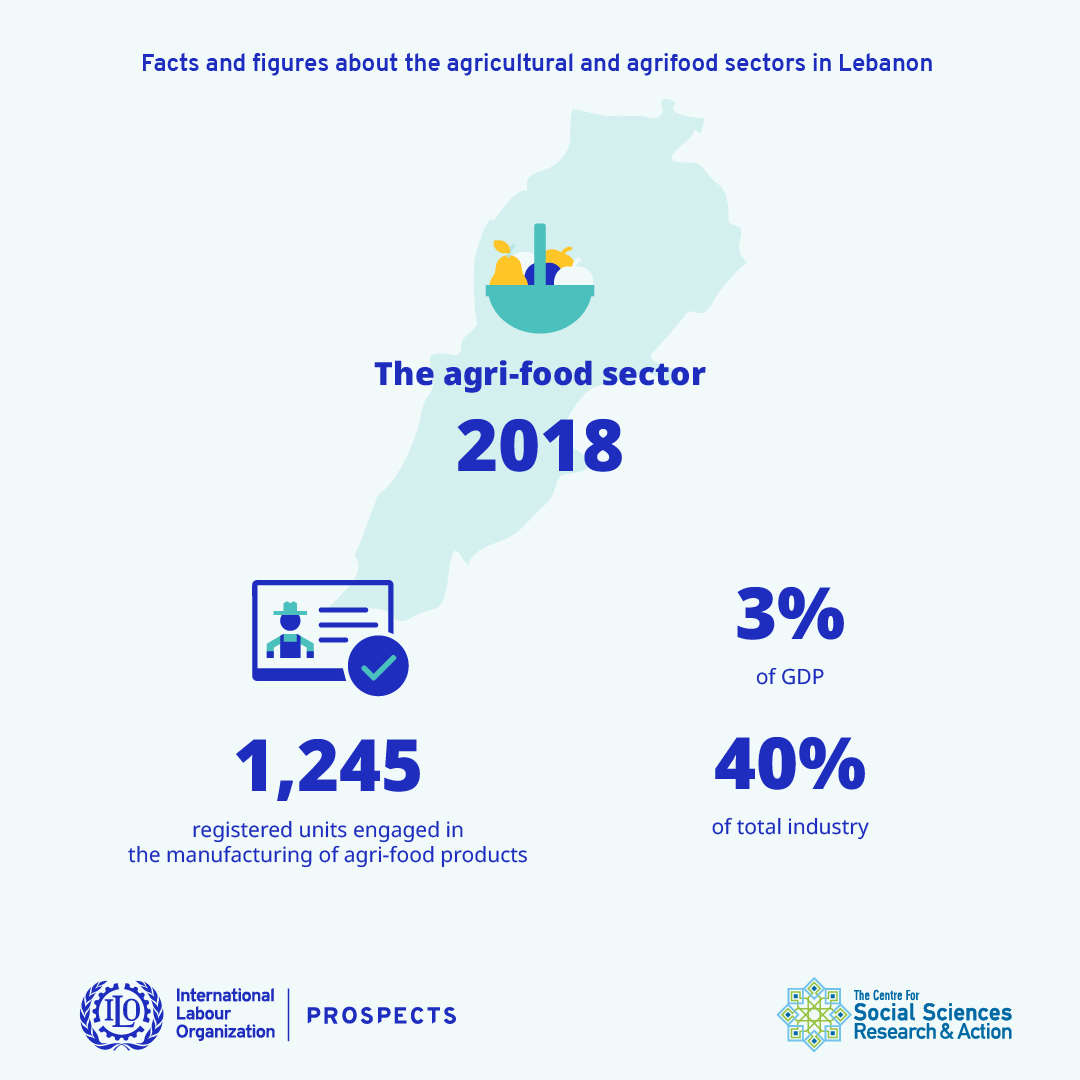 Facts and figures about the agricultural and agrifood sectors in Lebanon