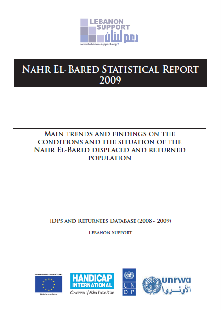 Nahr el-Bared Statistical Report 2009
