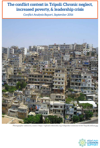 The Conflict Context in Tripoli: Chronic Neglect, Increased Poverty, & Leadership Crisis.