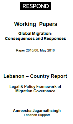 Legal and Policy Framework of Migration Governance